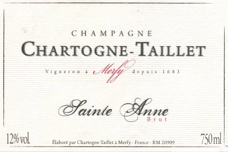 NV Chartogne Taillet Champagne Brut Cuvee Ste. Anne